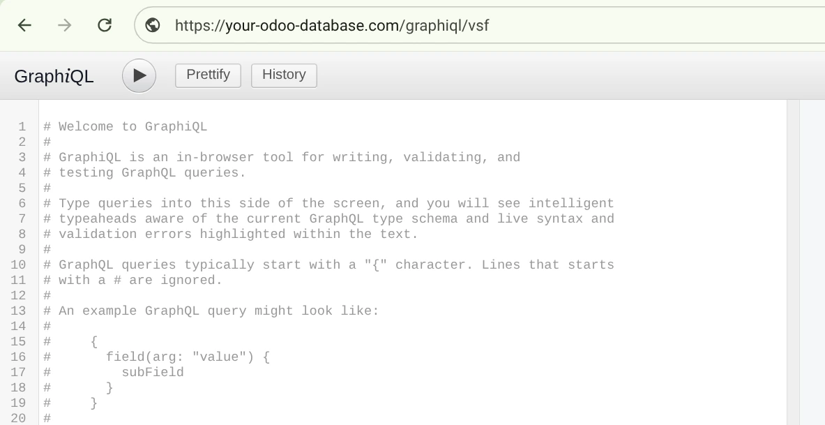 Query Odoo using GraphQL